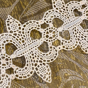 Antique lace by the yard 3&quot; width  1920 pure cotton