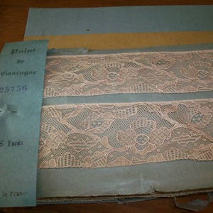 Point de Gascogne Antique lace by the yard alencon lace french origin 1920