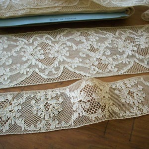 French Leavers Lace 