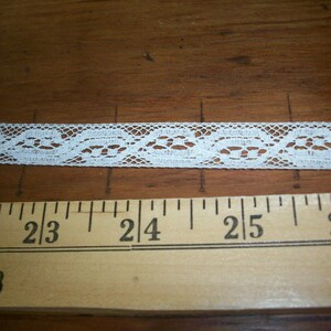 3 yds.of a 5/8&quot; dentelle antique coton français métrage