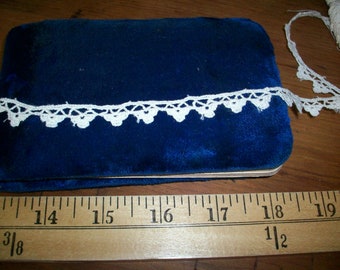 Antiguo muñeca encaje 1920 dique venise tipo algodón crema velo ajuste al por mayor también