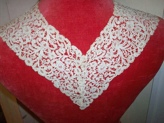 Rare Rosaline Lace 1800s Antique Hand Done Collar - Etsy