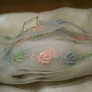 Bordados vintage em tear manual em organza de algodão, lindos padrões