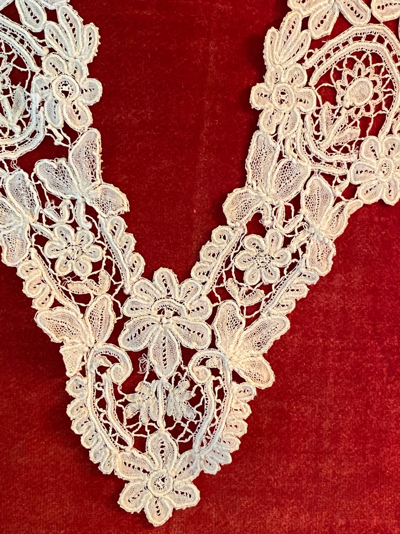 Antique Lace Collar 1800s Antique Lace Etsy
