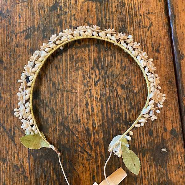 Wax Flower Crown Etsy