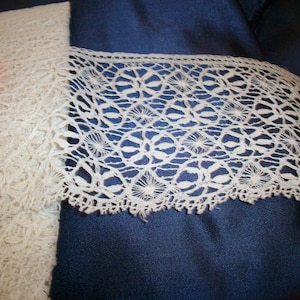 hand done lace antique lace
