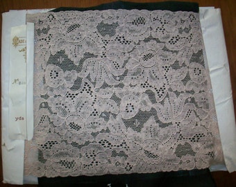 Vintage alencon lace 1920s pure cotton french lace by the yard or bolt