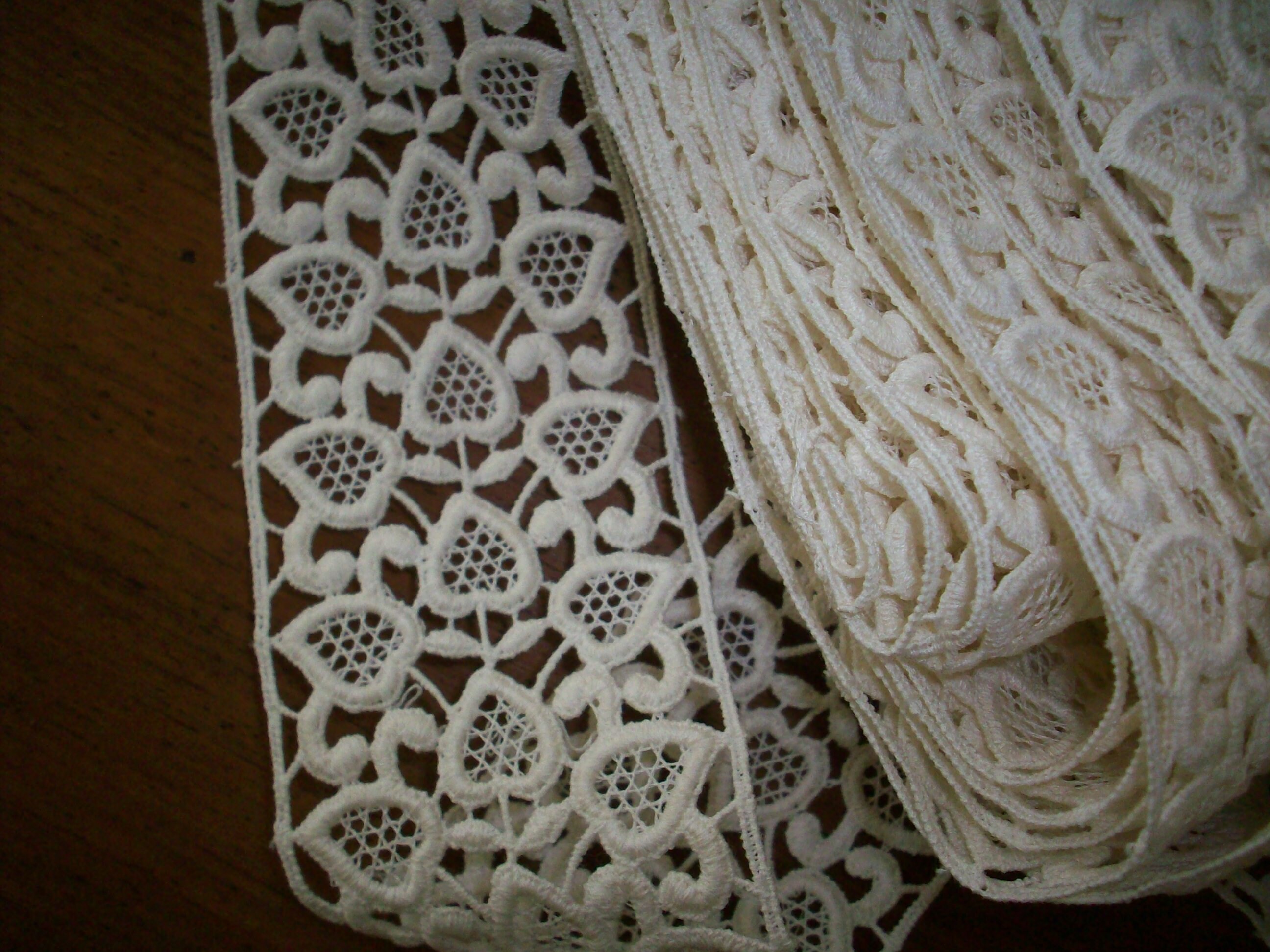 2 Yds. Cotton Antique Lace by the Yard or Roll Venise Lace Swiss