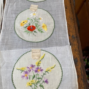 Antique Fine hand loomed round doily