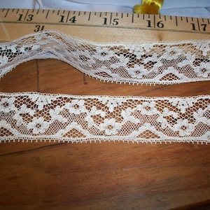 vintage French beige silk lace lovely design
