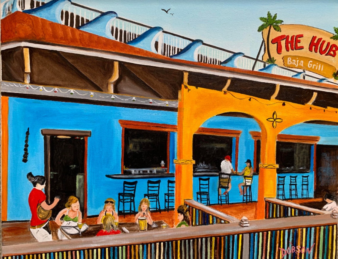 The Hub Baja Grill on Siesta Key Etsy