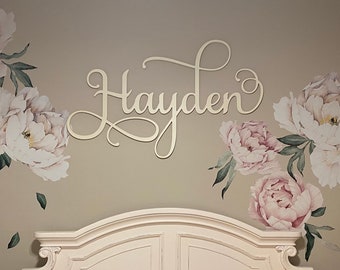 Name Sign Cutout - Wall Decor letters - Wall Hanging Custom Wooden names - Nursery Decor Letters for Children - Wooden Names for kids room