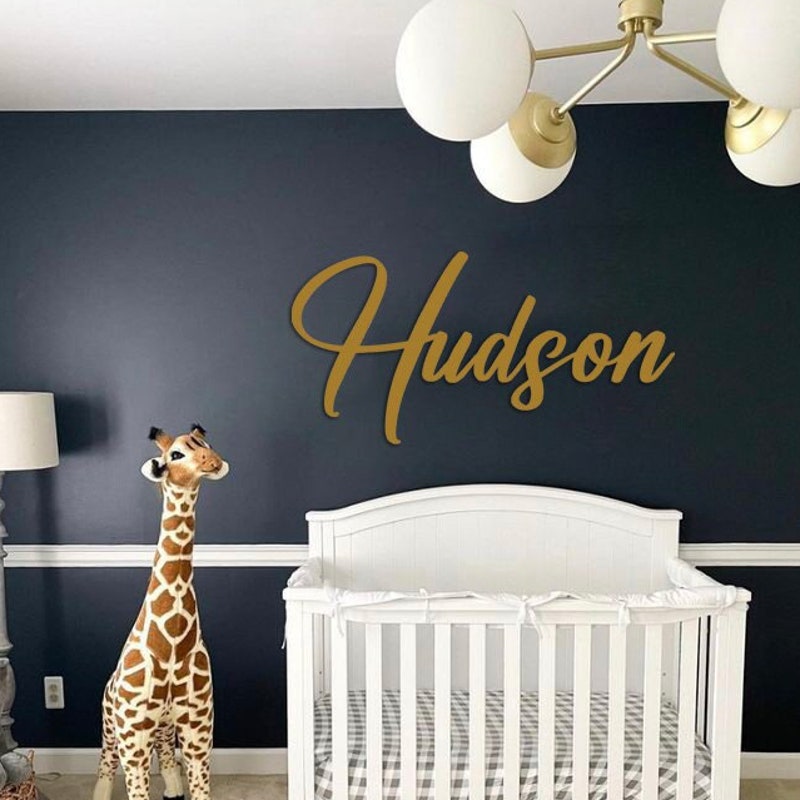 Name Signs for Nursery Boy - Etsy