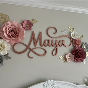 Custom Name Sign, 12" to 55" Wide, Nursery Name Sign, Wooden Name Sign, Baby Name Sign, Nursery name Sign, Wood Name Sign, Custom Name Sign