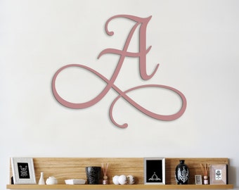 Wooden Monogram Initials - Wall Decor - Wooden Letters - Kitchen Decor - Living Room Decor - Custom Wood Letters for Nursery - Wall Hanging