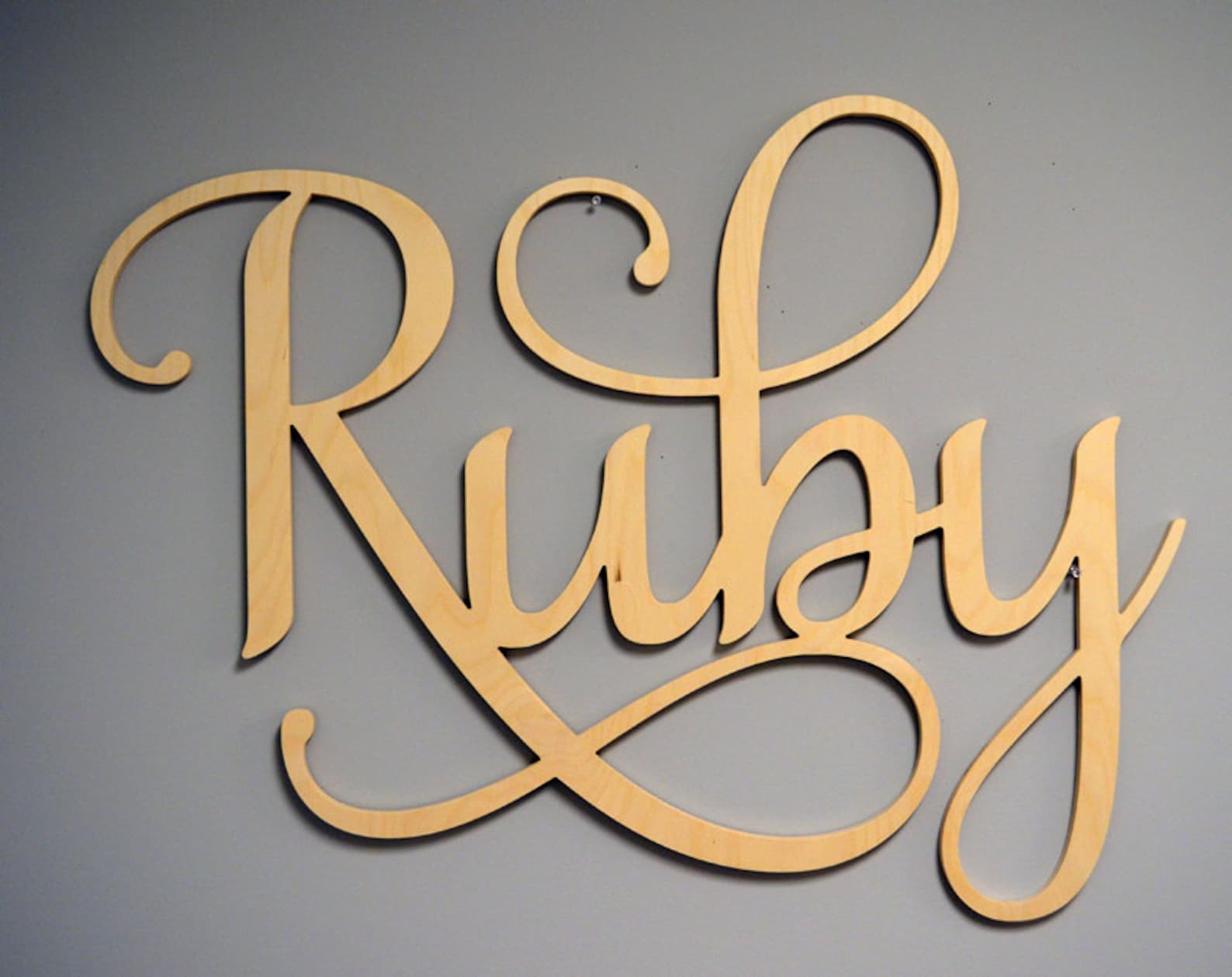 Wooden Name Sign Wall Hanging Letters for Nursery or Bedroom Etsy
