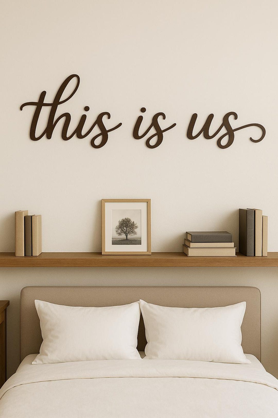 This is Us Wood Sign – Rustic Shelf Decor | Farmhouse Style Wall Art ...