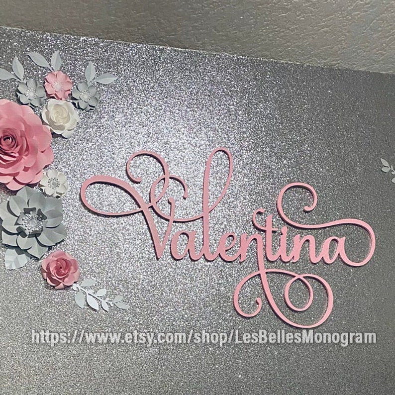 Wood Name Sign Cutout Wall Decor Wood Letters Wall Hanging Etsy