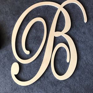 Large Wooden Initials Home or Nursery Decor Monogram letters Wall Hanging for Living Room or Nursery - Wood Sign -Wooden Letters - Wall Art