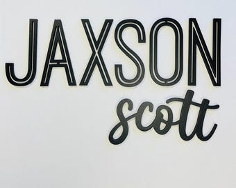 Custom Wood Baby Name Sign | Letter Wall Hanging | Kids Room Art | Wall Art for Nursery | Baby Name Sign | Kids Room Decor Wooden Sign