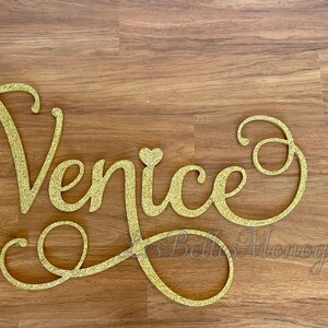 Wooden Wall Name Sign Personalized Nursery Decor - Wall Hanging Letters ...