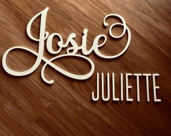 Custom Wood Baby Name Sign | Letter Wall Art | Kids Room Art | Wall Art for Nursery | Baby Name Sign | Kids Room Decor | Wooden Sign | USA