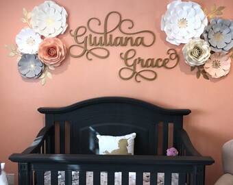Wood Name Sign - Custom Name Sign - Handwritten Modern Font - Personalized Wood Name Sign - Wooden Name Children's Name sign