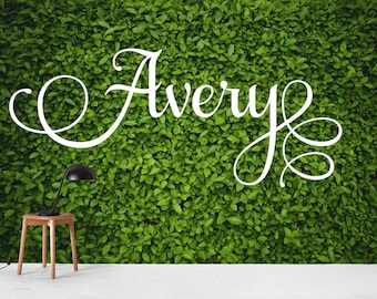 Avery Name Birthday Backdrop, Wooden Name, Large Custom Name Sign, 1st Birthday Sign,  Backdrop Sign,  Dorm Room Decor, Nursery Name