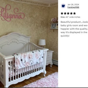 Custom Nursery Name Cutout - Wood Wall Hanging Name Sign Sophia Baby ...