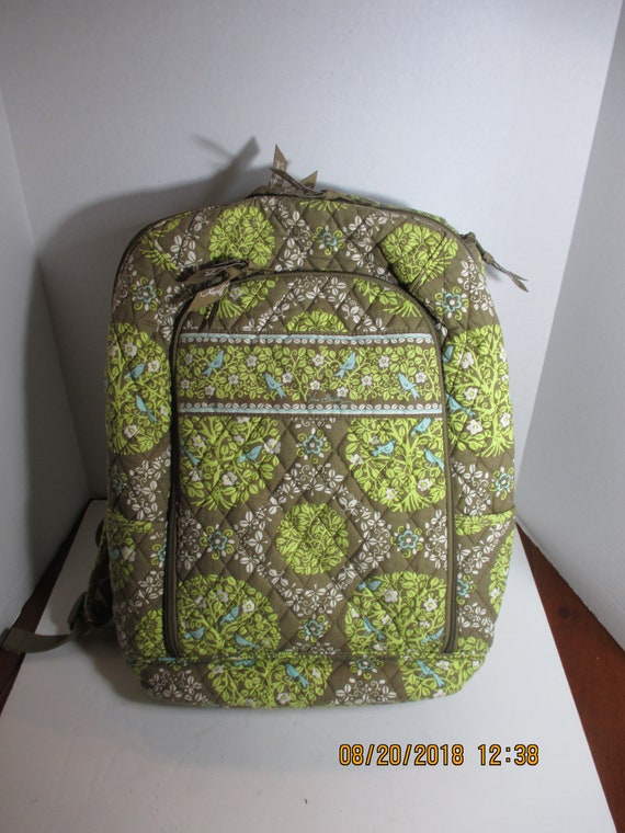 vera bradley backpack green