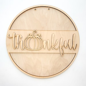Thankful Door Hanger DIY Kit | Unfinished | Paint Your Own