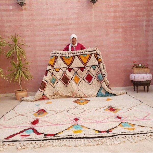 Moroccan Rug 9x12 Etsy