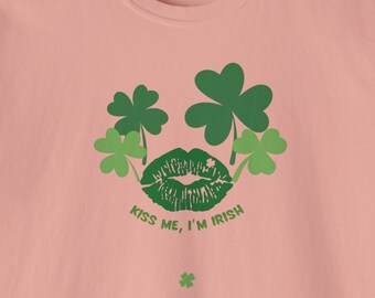 Kiss Me, I'm Irish Women's Boxy Tee-St. Patrick's Day T-shirt