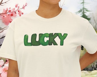 Lucky Women's Boxy Tee-St. Patrick's Day T-shirt