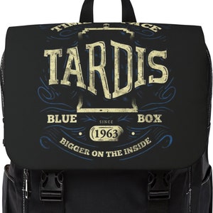 Space and Time Backpacks, 5 designs to choose from Doctor Who-Inspired Designs, Backpacks for Doctor Who Fans, Whovian Backpacks image 1