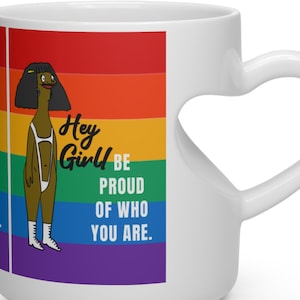 Marshmallow/Bob&#39;s Burgers Heart Shape Mug