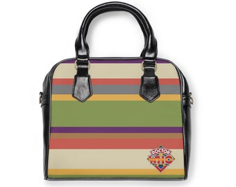 Tom Baker Scarf Shoulder Bag: Doctor Who Inspired Purse