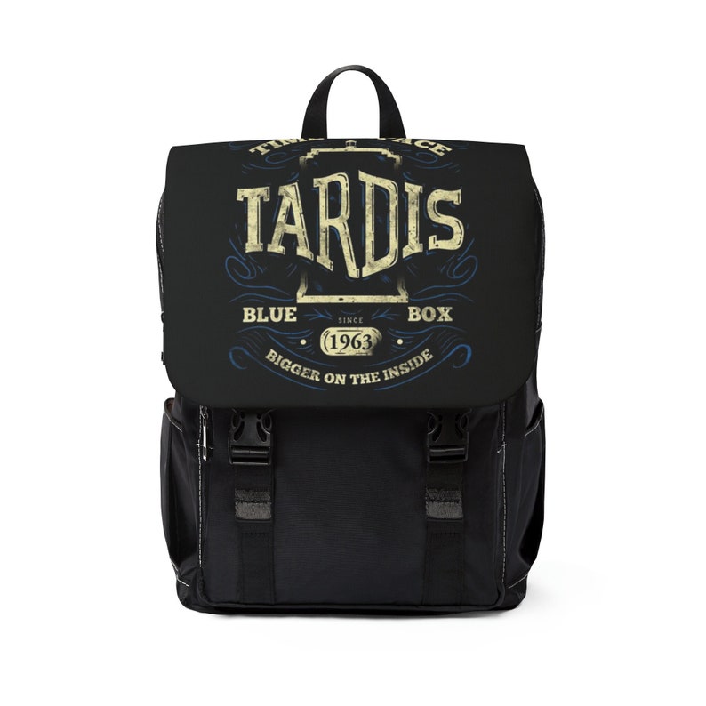 Space and Time Backpacks, 5 designs to choose from Doctor Who-Inspired Designs, Backpacks for Doctor Who Fans, Whovian Backpacks image 1