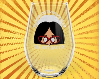 Kieliszek do wina bez nóżki, Linda Belcher, Bob's Burgers, Mama nie upija się, ona po prostu dobrze się bawi, Linda Belcher, Kieliszek do wina, Wino Bob's Burgers