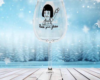 Tina Belcher Raise Your Glasses Wine Glass