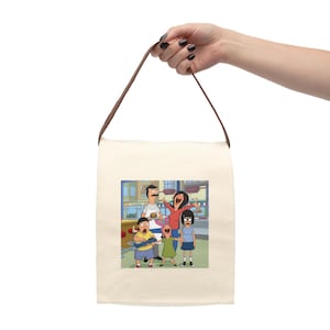 Sac à lunch en toile personnalisable inspiré de Bob's Burgers avec des éructeurs chantant
