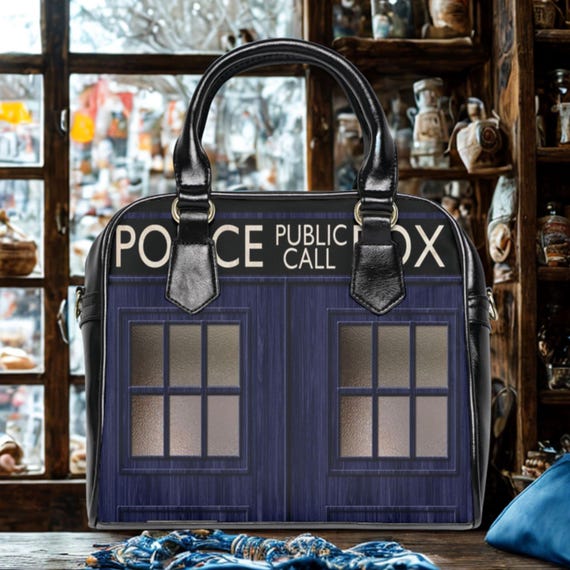 Van Gogh TARDIS Handbag: Starry Night Doctor Who Purse