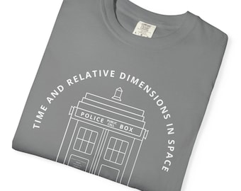Doctor Who Tardis Time & Space Machine Box T Shirt Adult Unisex Men ...