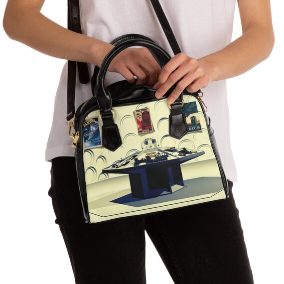 Tardis Doctor Who Satchel Bag Travel By TARDIS Doctor Who Bag
