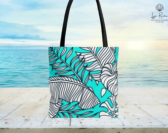 ColourLife Tropical Summer Palms Shoulder Bag Tote Bag Handbag for Women ColourLife Tropical Summer Palms Shoulder Bag Tote Bag Handbag for Women
