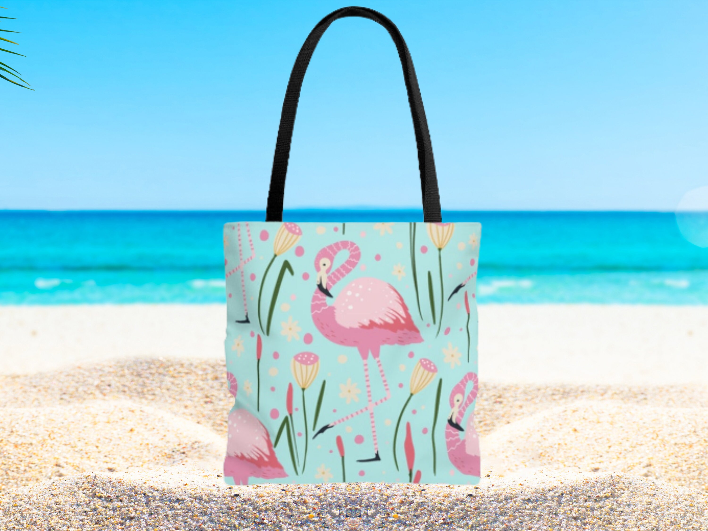 Flamingo Bamboo Bag. main image 1