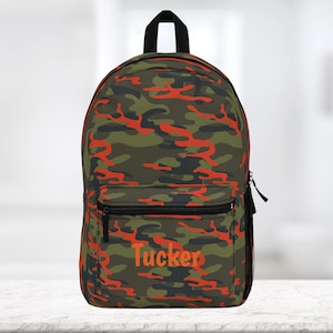 Orange camo mini clearance backpack