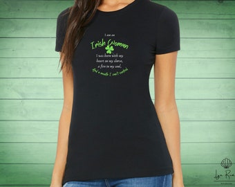 アイルランドの女性Tシャツ 女性用ケルトTシャツ
