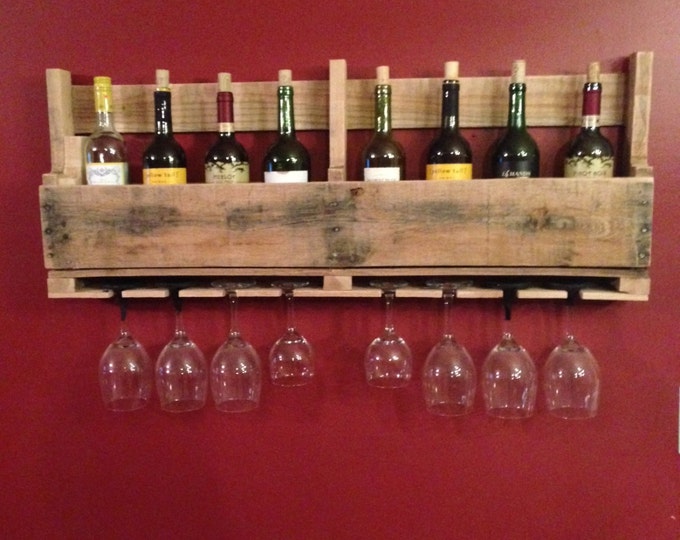 Pallet Wine Rack Etsy