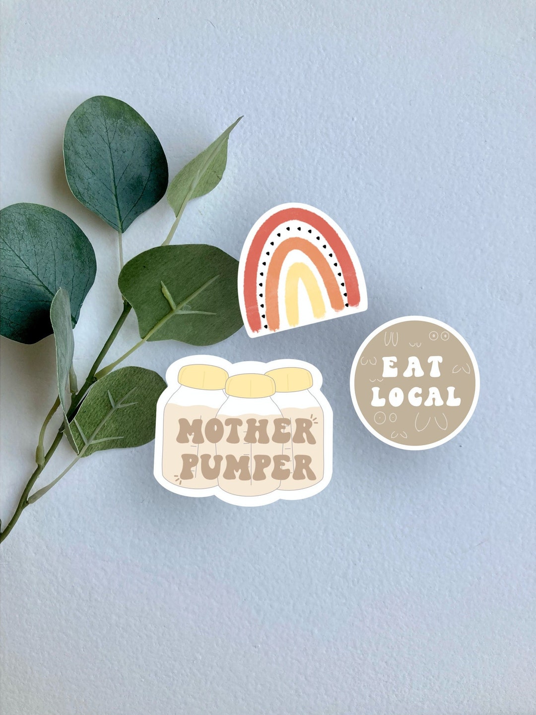 Breastfeeding Pumping Vinyl Sticker Pack, Motherhood Stickers, Mother ...